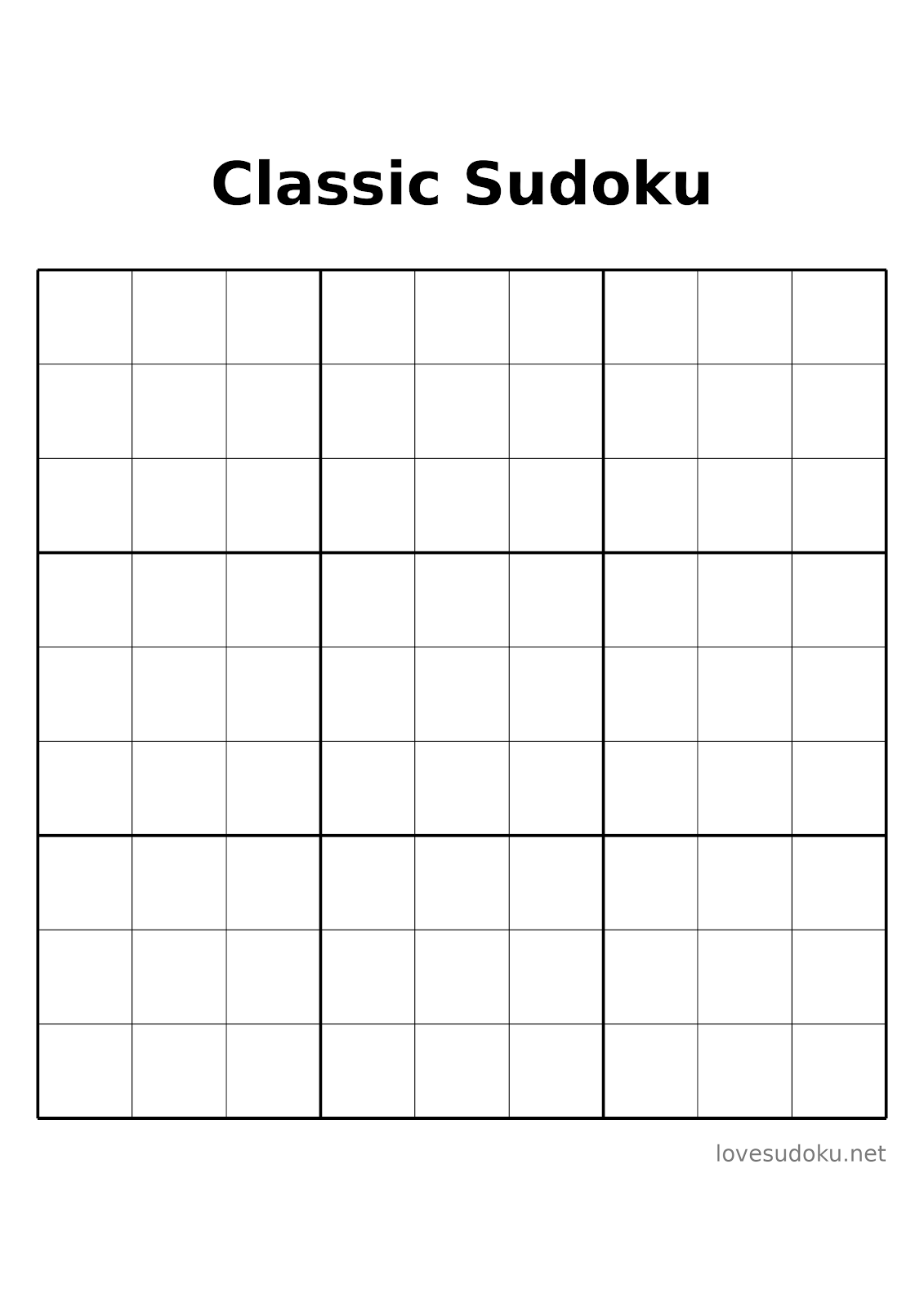 create sudoku